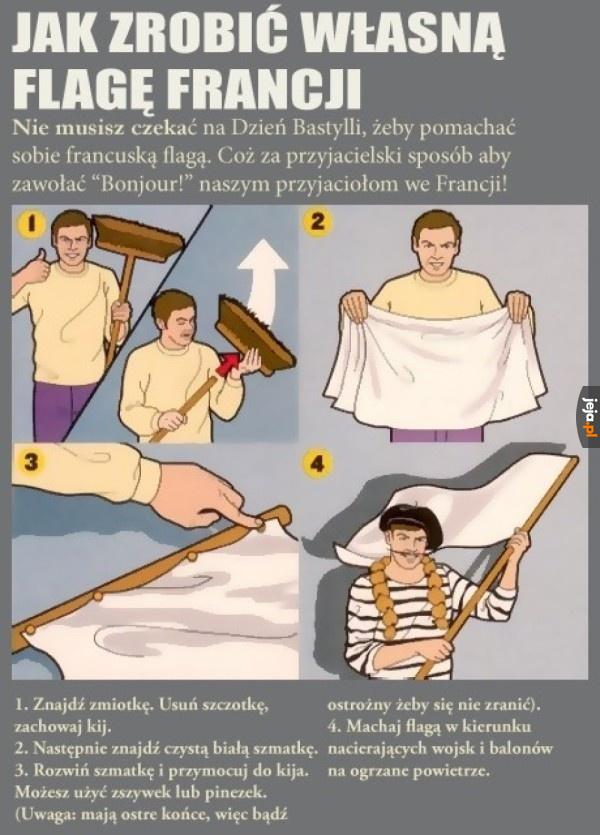Twoja własna flaga Francji