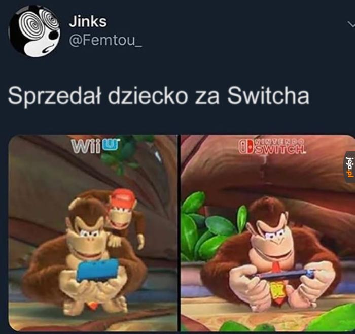 A to małpa