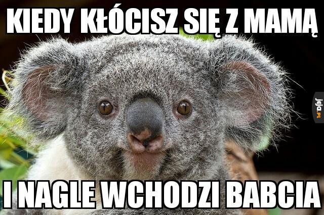 Babciu, mame krzyczy!