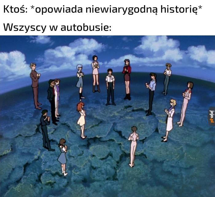 I wtedy wszyscy w autobusie zaczeli klaskać