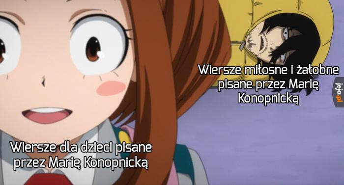 "Tu się droga załamała"...