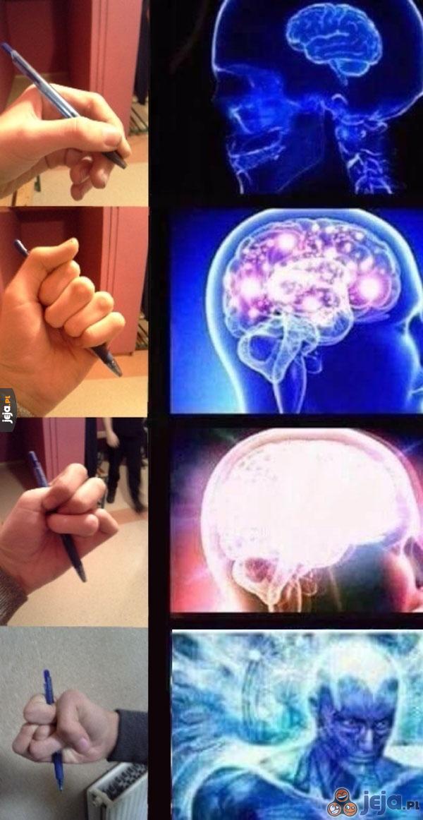 Jak trzymać długopis
