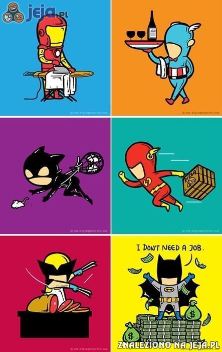Prace superbohaterów