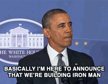 Obama przyznaje, że USA buduje Iron Mana!