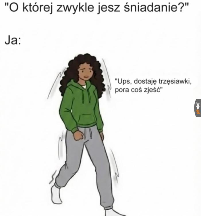 Brak apetytu z rana to ponoć cecha geniuszy