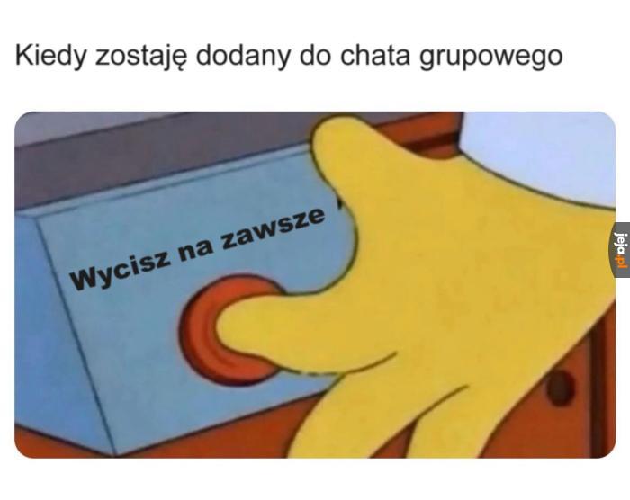Powiadomienia nie interesują mnie