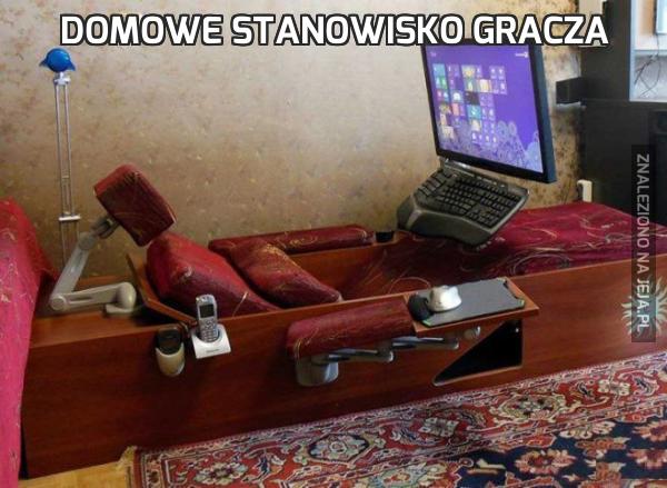 Domowe stanowisko gracza