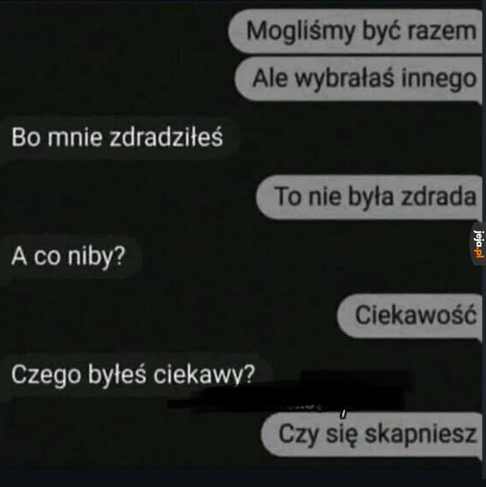 Chyba się skapnęła