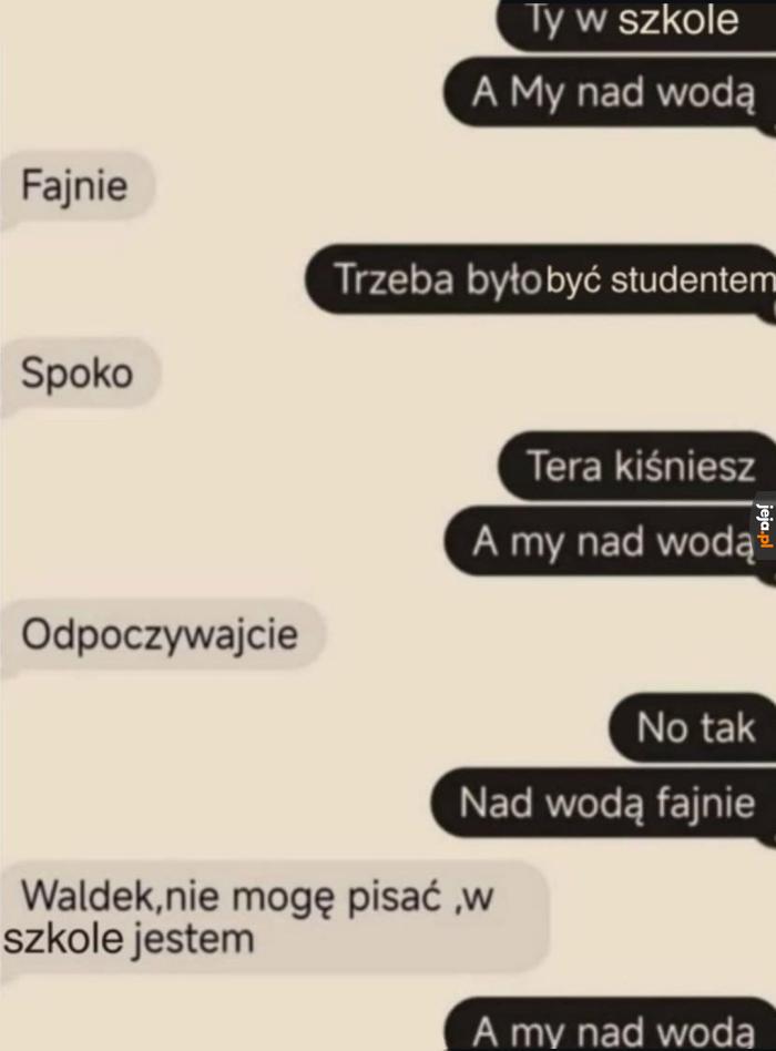 W październiku trzeba przerobić tego mema na bezrobotnych
