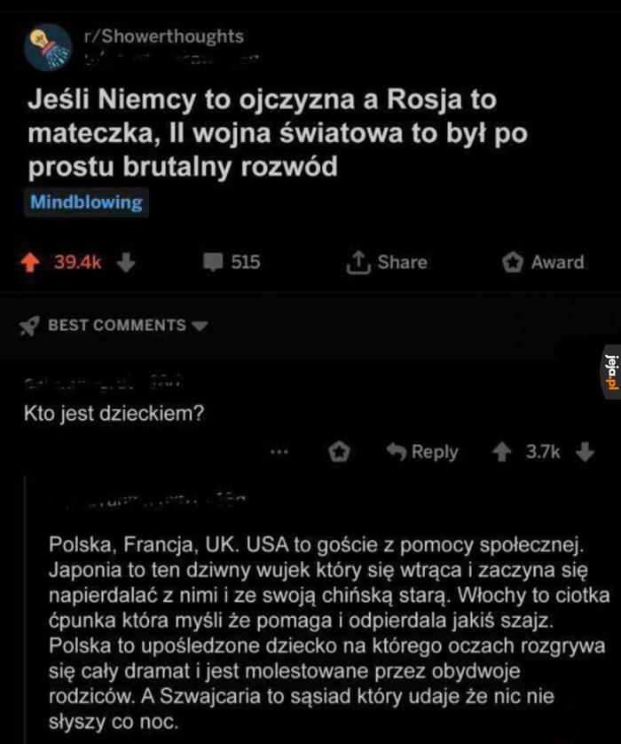 A Jugosławia to córka Włoch, która była bita przez nią niemal codziennie