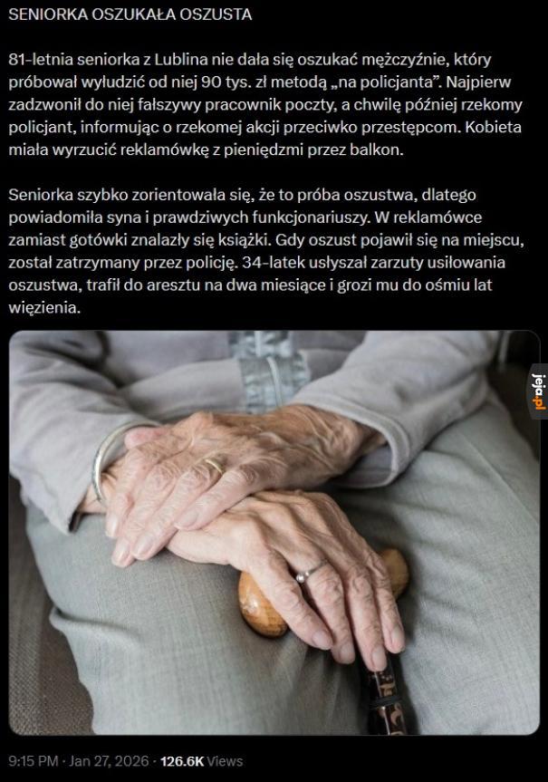 Oszukanie oszusta to nie oszustwo