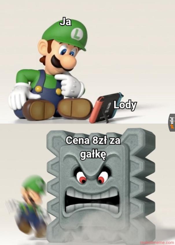 I do tego jeszcze 50 gr. za rożek