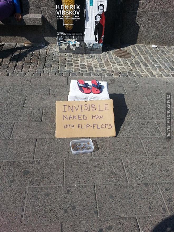 Niewidzialny uliczny artysta