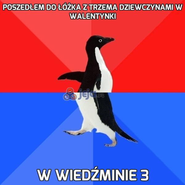 Poszedłem do łóżka z trzema dziewczynami w Walentynki