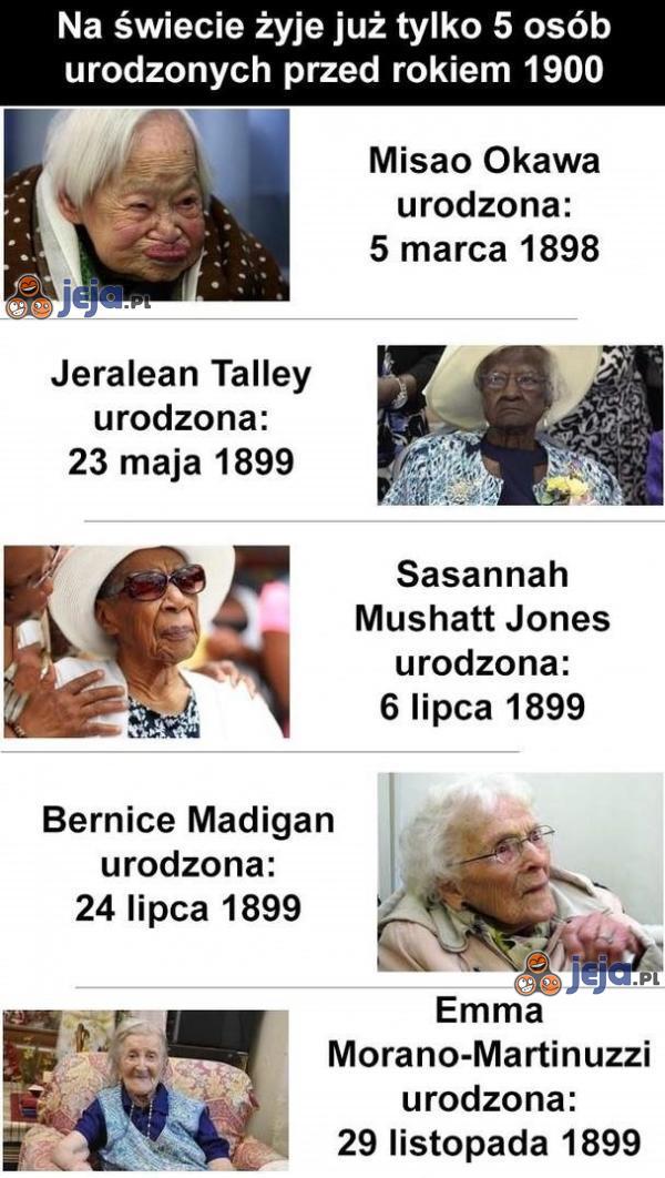 5 najstarszych ludzi na świecie
