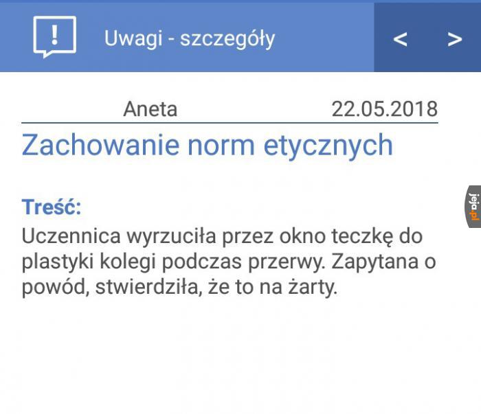 Zachowanie norm etycznych