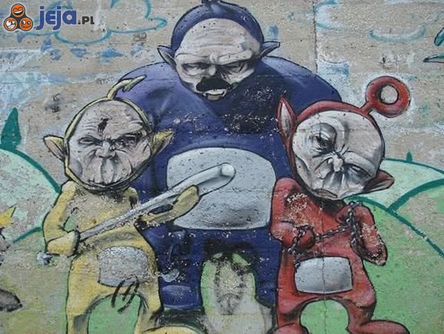 Teletubisie w wersji gangsterskiej