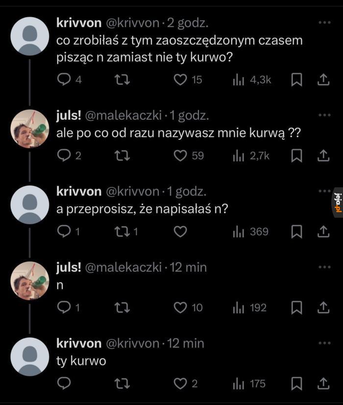 Chyba się nie dogadają