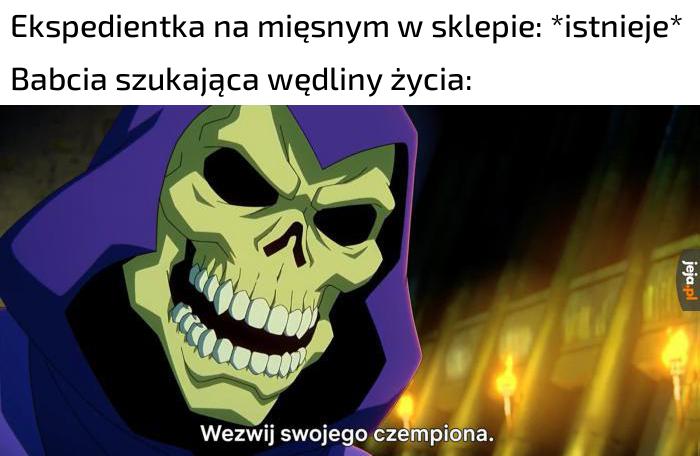 W sumie nie rel, babcie nieczęsto chodzą w kapturach