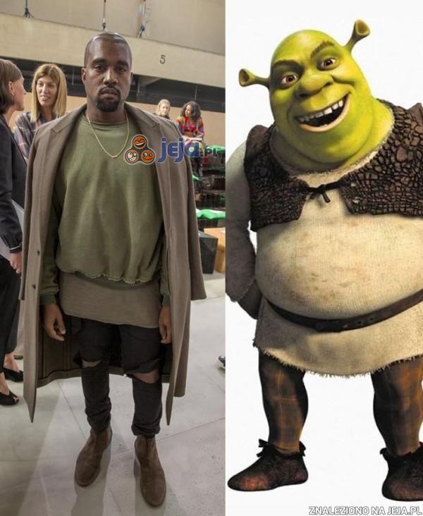 Kanye i Shrek mają tego samego stylistę