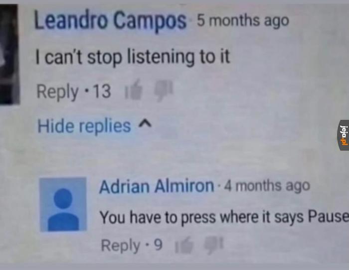 Nie ma za co
