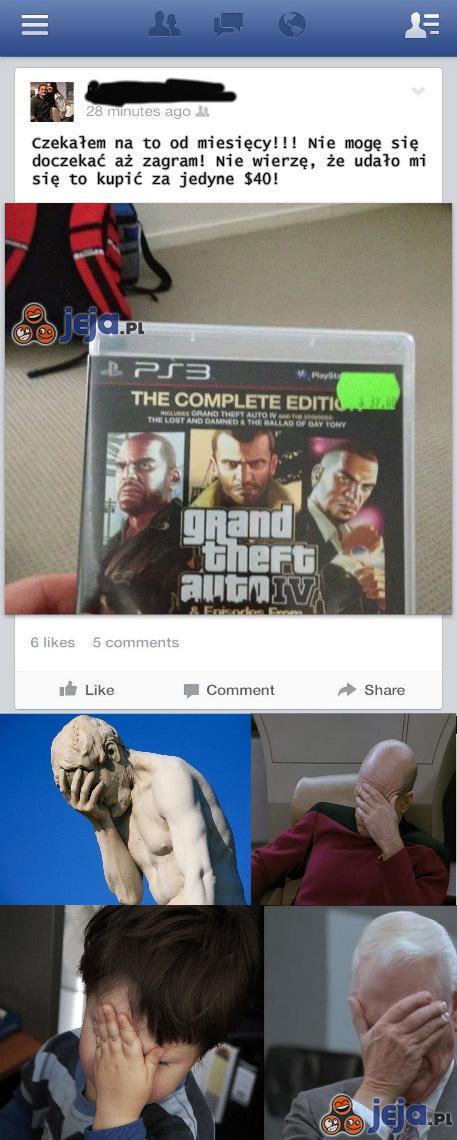Szczęśliwy nabywca GTA...
