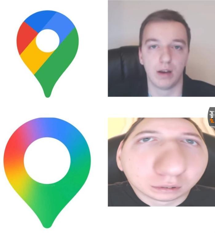 Nowe logo Google Maps