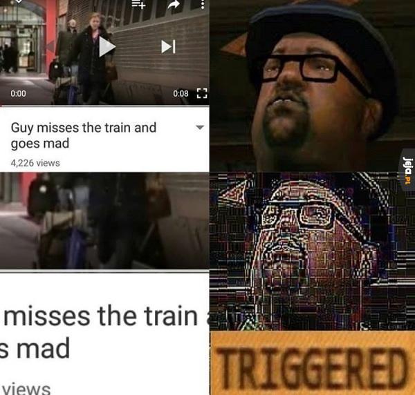 You just had to follow the damn train cj