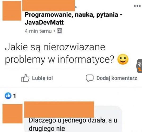 Oto jest pytanie