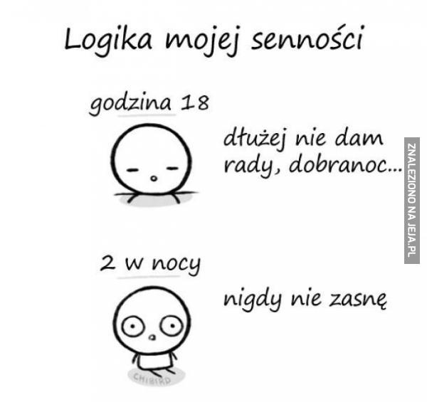 Logika mojej senności