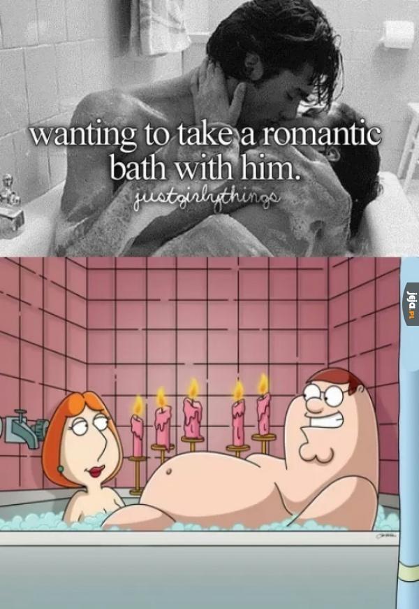 Romantyczna kąpiel z tym jedynym