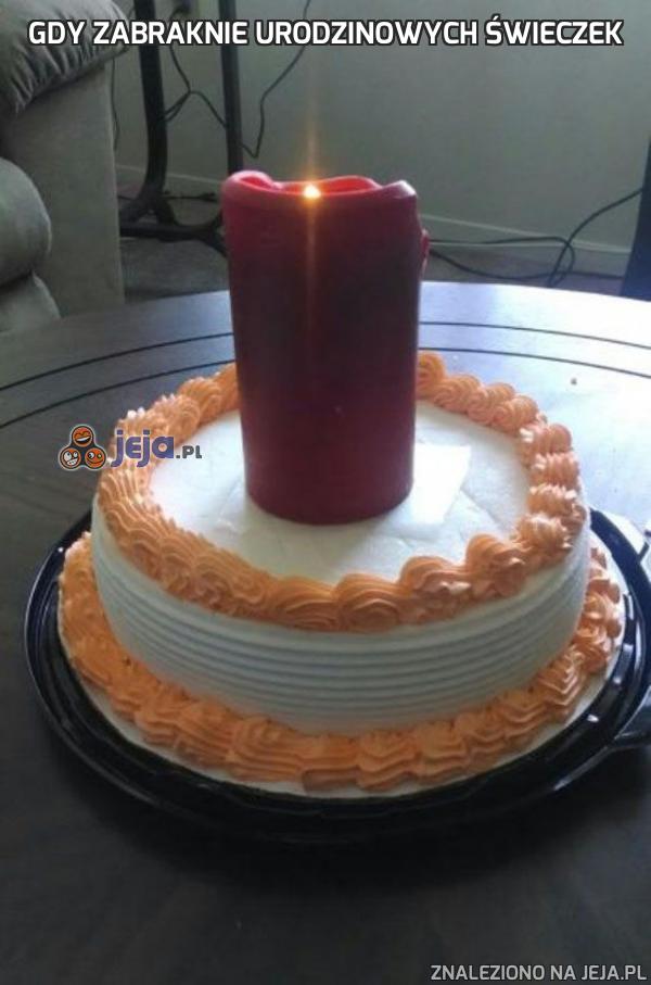 Gdy zabraknie urodzinowych świeczek