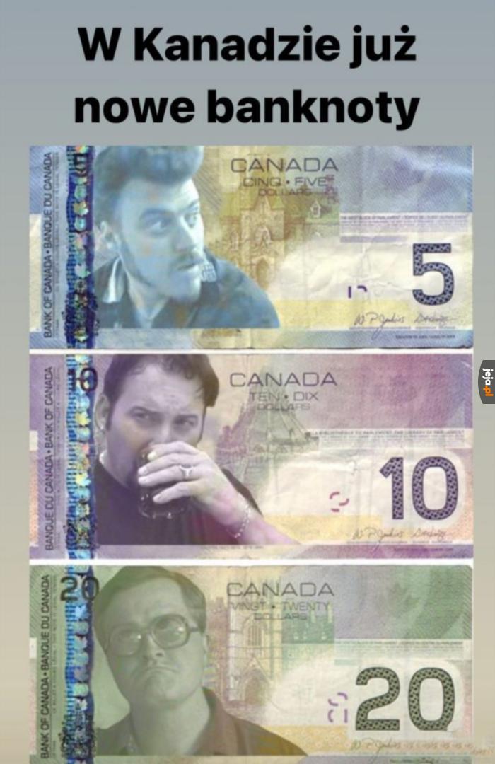 Wyciekły zdjęcia, nowych kanadyjskich banknotów