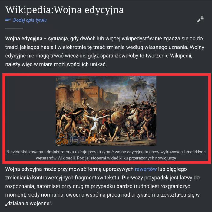 Wikipedia umie w memy
