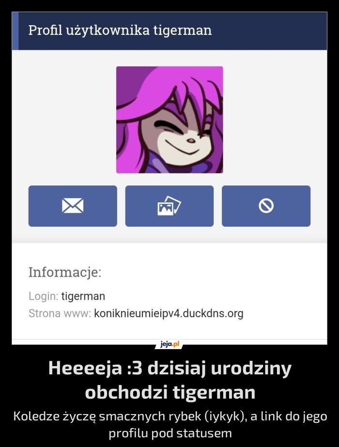 Status urodzinowy (spóźniony bo dopiero z uczelni wróciłem T^T)