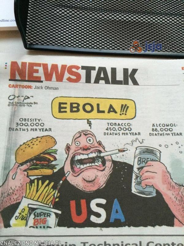 Tak, to właśnie Ebola nas zabija!