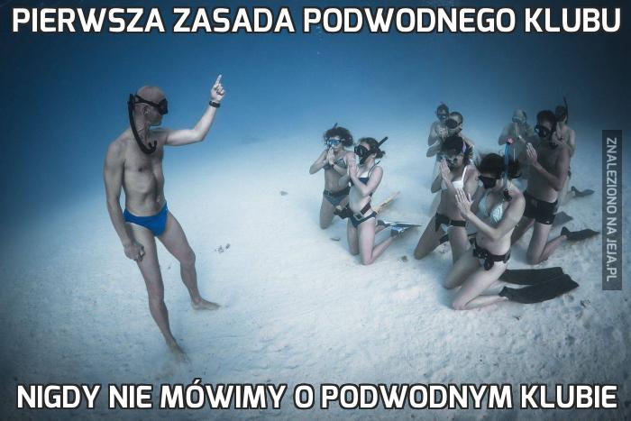 Pierwsza zasada podwodnego klubu