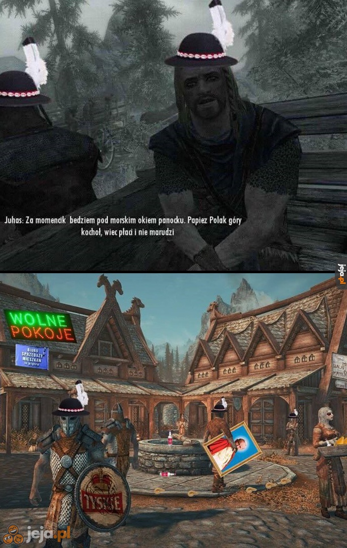 Gdyby Skyrim dział się w polskich górach