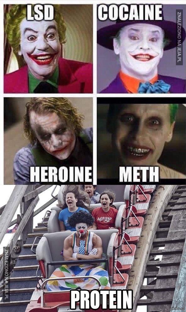 Joker po różnych specyfikach