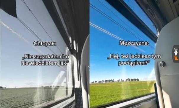 Męski flirt