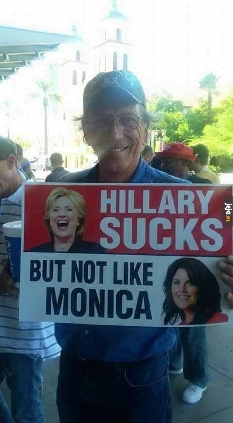 Hillary ssie, ale nie tak jak Monika