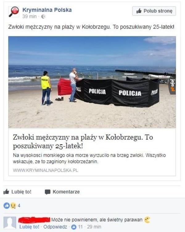 Widać, że polska policja