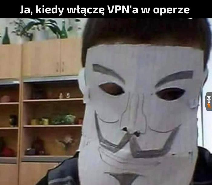 To nie VPN, to po prostu wbudowany serwer proxy