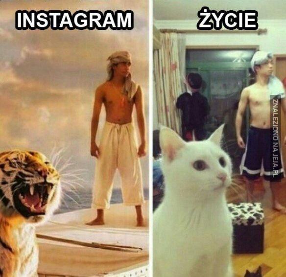 Instagram vs życie
