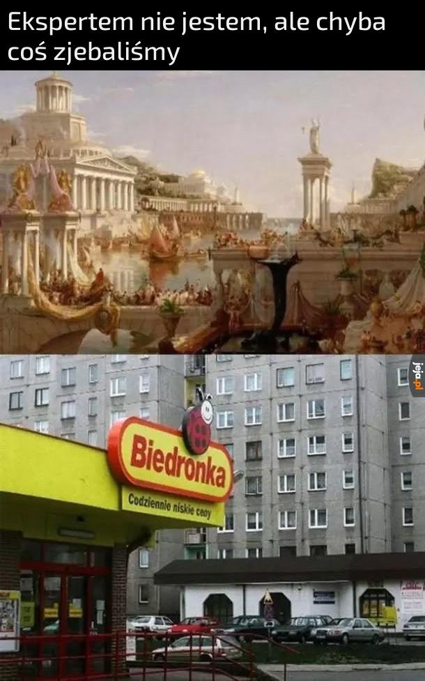 To ewoluuje, ale do tyłu