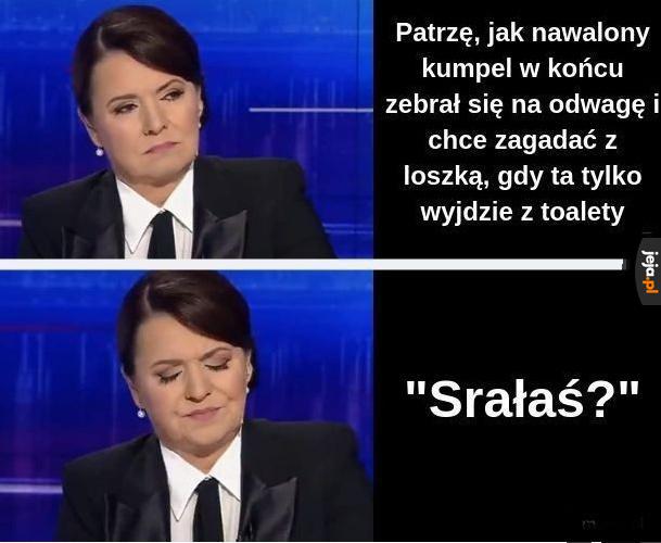 Chociaż próbował