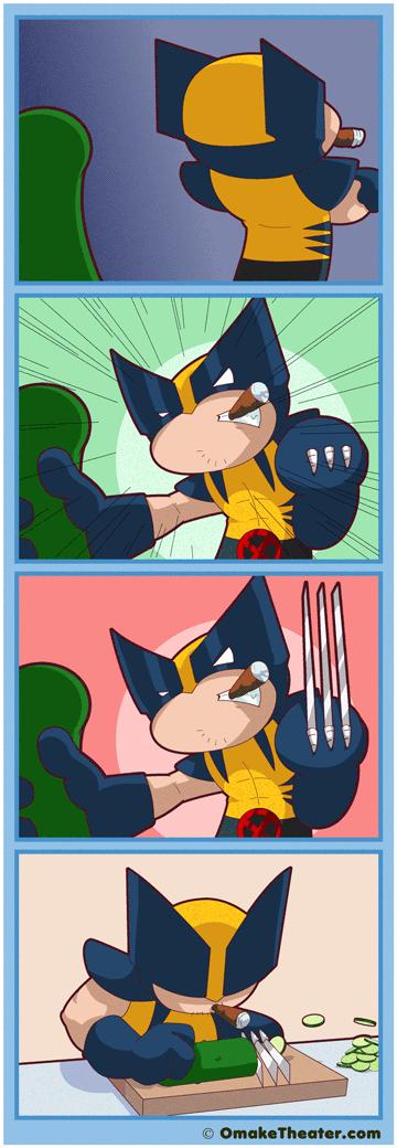 Wolverine w kuchni
