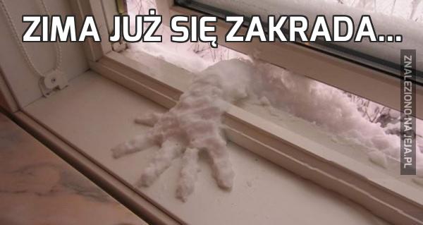 Zima już się zakrada...