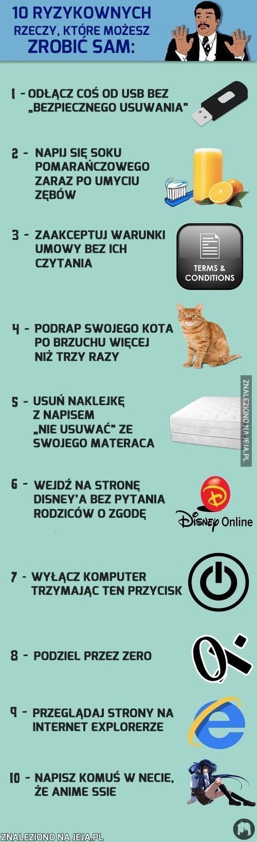 Życie na krawędzi - od czegoś trzeba zacząć!