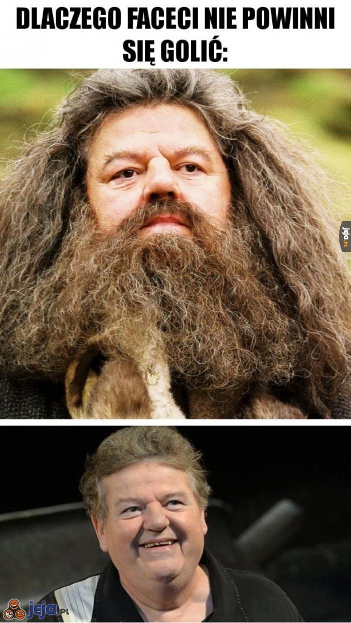 Hagrid bez brody to nie Hagrid